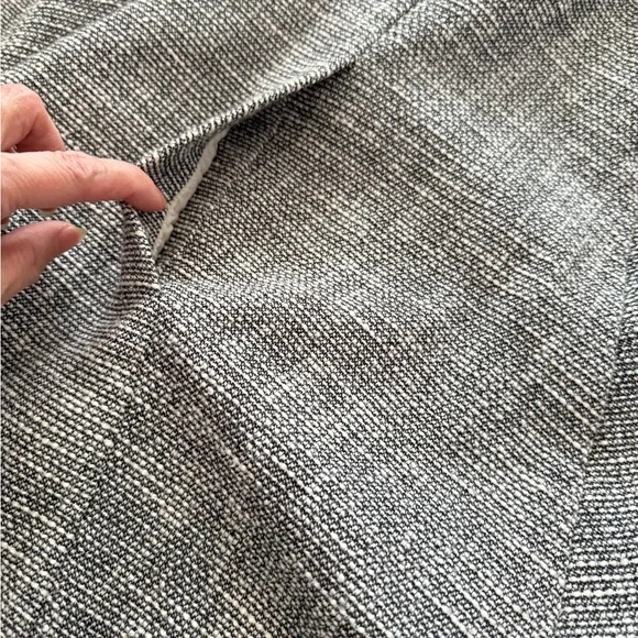 Eileen Fisher Coat Womens Medium Gray Knit Long Length Cotton Capsule Minimalist - Picture 7 of 13